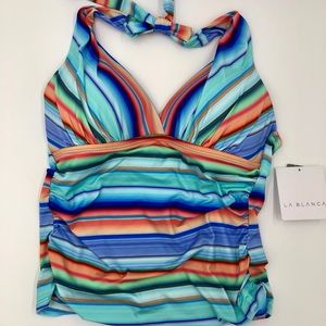 NWT La Blanca Women’s Swim Tankini Size 8